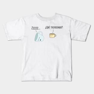 Que Tazaciendo Spanish Pun Kids T-Shirt